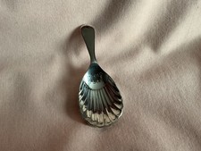 LYONS TEA EPNS ART DECO TEA CADDY SPOON ADVERTISING LYONS TEA GOOD WELL USED CON