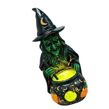 Indoor Halloween Witch Lamp with Theme Light for Small Table Displays Home Use