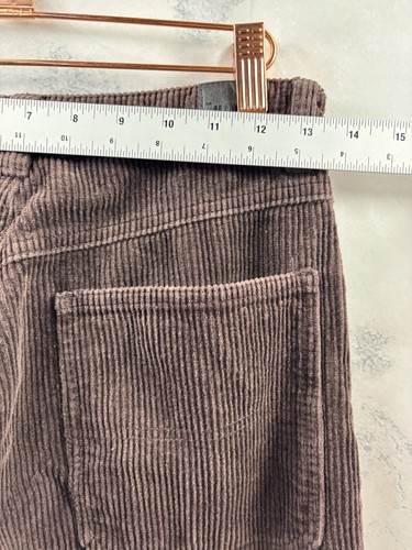 UNIF Pants Womens sz 23 Retro Brown Corduroy Wide Leg Baggy Relaxed 70s Groovy - Picture 6 of 19