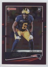 2020 Panini Donruss Rookie Season Stat Line 12/35 Josh Uche #287 0e28