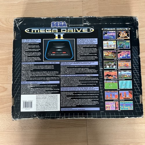 Console Sega Mega Drive II 2 in scatola rara variante adesiva canale Sega testata - Foto 9 di 13