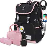 Schulrucksack MäDchen Teenager Schulranzen Laptop RucksäCke Damen Daypack K