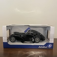 1/18 Bugatti Type 57SC Atlantic 1938 Black Diecast Model Car by Solido S1802101