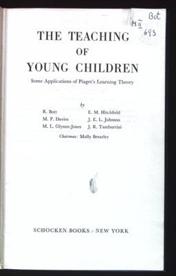 The Teaching of Young Children. Some Applications of Piaget's Learning Theory. B