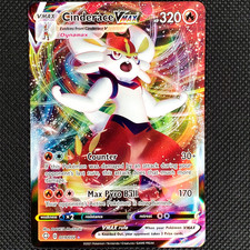 cinderace vmax pokemon card (019/072)  GoldenFishGames [Fire][Fire][Colorless] Max Pyro Ball 170 Your opponents Active Pokemon is now Burned. PSA (Gem MT 10) Fa/cinderace