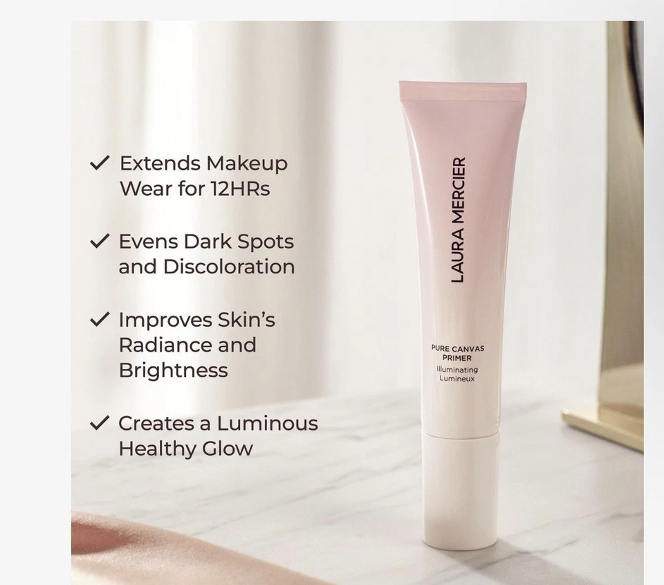 Laura Mercier Pure Canvas Primer Illuminating Mini 25ml/0.8fl.oz. - Image 3 of 4