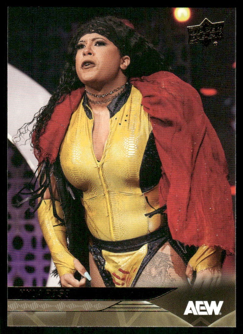2025 Upper Deck AEW Gold #16 Nyla Rose wrestling card