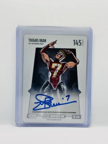 2024 Bo Jackson Battle Arena Joe Theismann Steel Auto #BFA-120 Thighs Man Foil