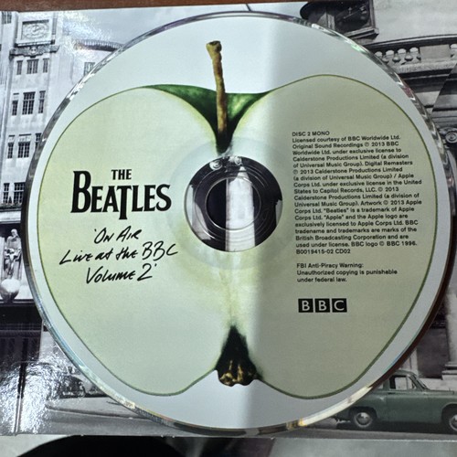 The Beatles On Air Live At The BBC Vol. 2 2 CD Digipak 2013 Apple Paul McCartney - Picture 9 of 13