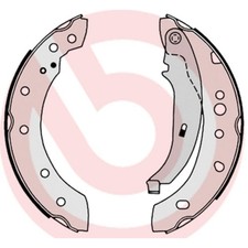 ORIGINAL® Brembo Bremsbackensatz Hinten für Peugeot 206 CC 206 Schrägheck