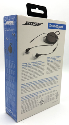 BOSE SoundSport in-ear headphones Wired Apple Controls w/ Mic