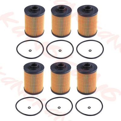 6x Fuel Filter 8982402800 PF46057 600537 WF10537 for Isuzu Engine 4LE2T 4LE2X
