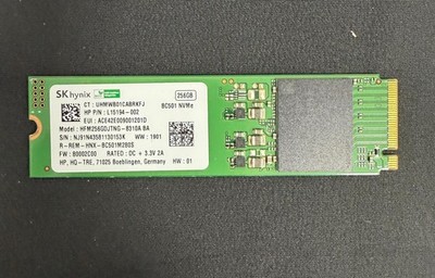 HP 256GB M.2 2280 NVMe PCIe SSD Laptop Desktop Solid State Drive L15194-002
