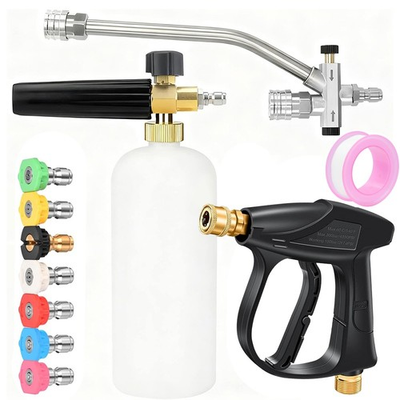 #ad #ad Kit High Pressure Washer Gun Car Wash Soap Lance Cannon Spray Bottle Snow Foam $8.99