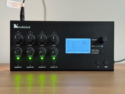 E-RM Multiclock USB Hardware Sequencer Clock Generator - Black