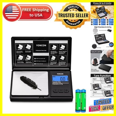 Versatile 500g Pocket Scale - Ultra-Precise 0.01g Accuracy for Jewelry & More