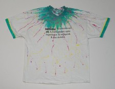 True Vintage 90s Single Stitch Rock Garden Shirt XL Izabitimus Nellspeak Tie-dye