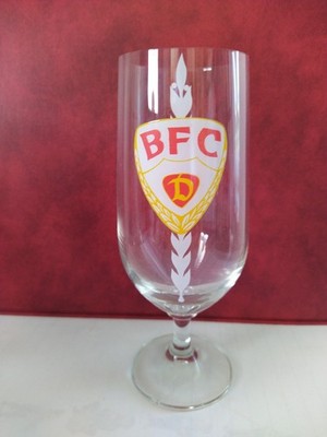 Glas alte Bier-Tulpe * BFC Dynamo Berlin * DDR Oberliga DFV FC Fußball-Meister