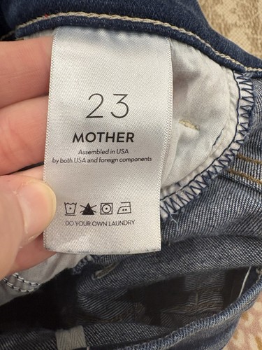 Girls Teens Pants Mother Jeans The Hustler Ankle Fray Womens jeans Size 23 Denim - Picture 19 of 24