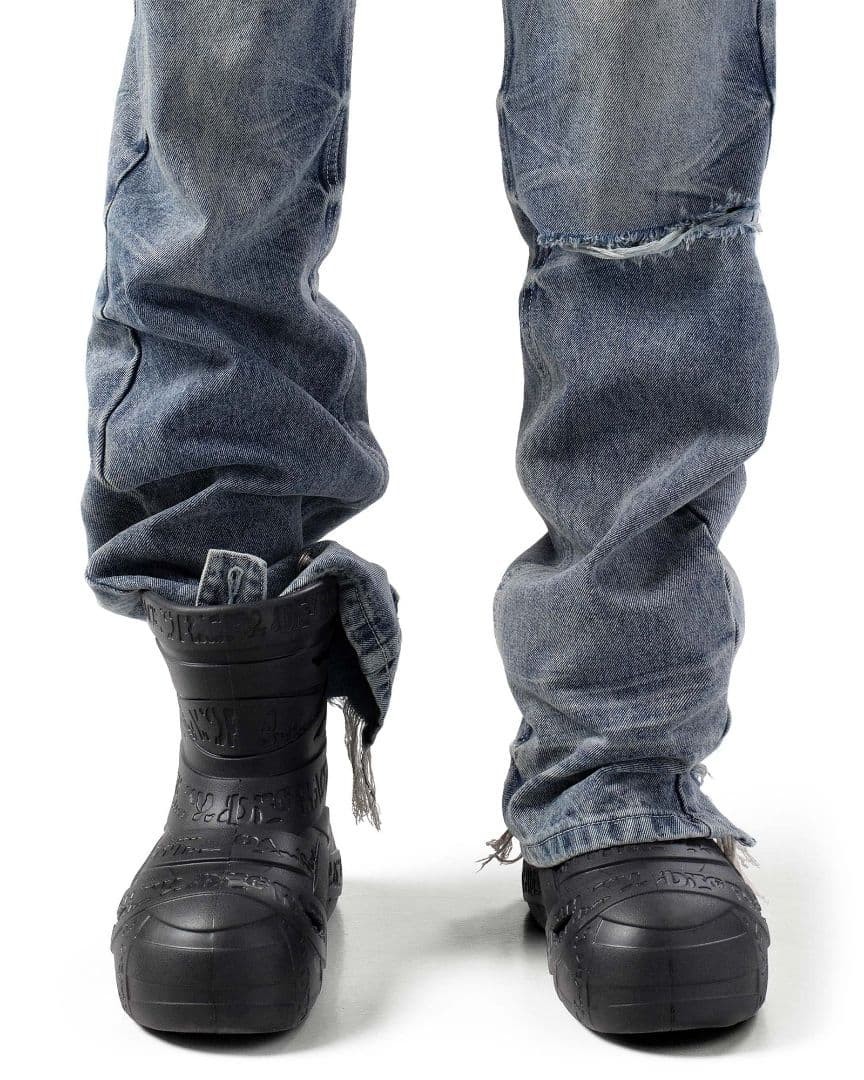 RACER WORLDWIDE Black Foam Boots Size 26.5cm New Unused thumbnail 3