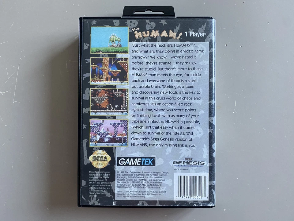 The Humans, Sega Genesis Megadrive, NTSC Complete - Image 3 of 4