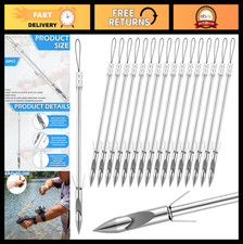 20 Pcs 5.7" Fishing Darts Stainless Steel Slingshot Arrows for Bowfishing  Hunt