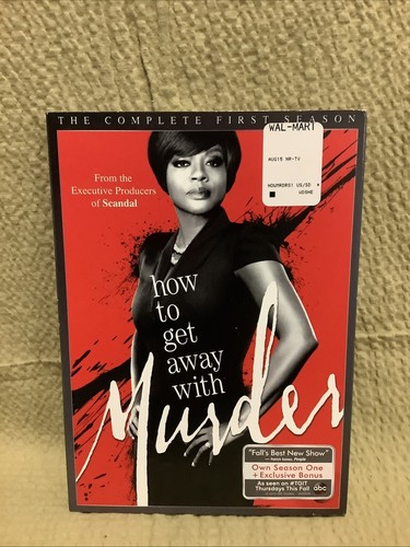 HOW TO GET AWAY WITH MURDER: COMPLETE FIRST SEASON, 4-DISC DVD SET, SEASON 1, WS - Picture 1 of 3