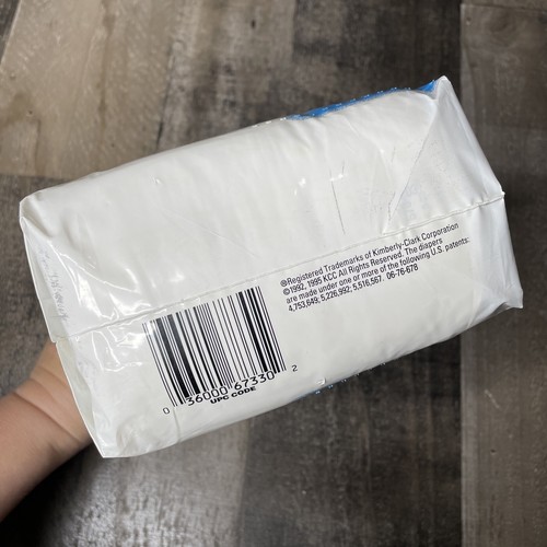 Vintage NOS Sealed Huggies Preemies Diapers Up to 6 lbs 30ct BabySteps