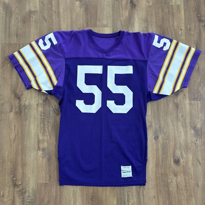 Vtg MINNESOTA VIKINGS NFL Football #55 Scott Studwell SAND-KNIT