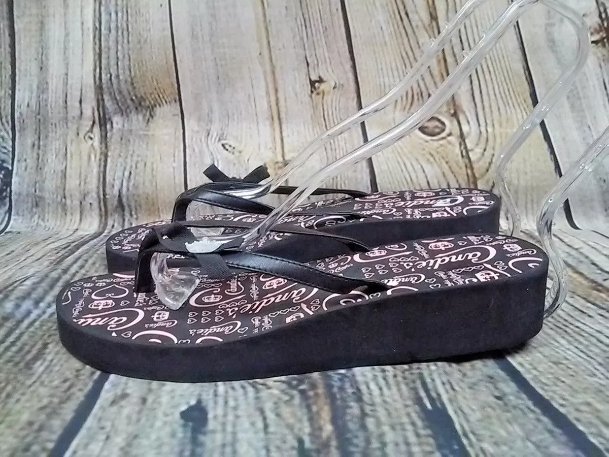 Candies wedge flip clearance flops