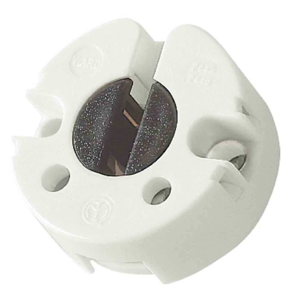 VIMAR PORTALAMPADA FLUORESCENTI TUBOLARI  G13 PASTIGLIA BIANCO 02445