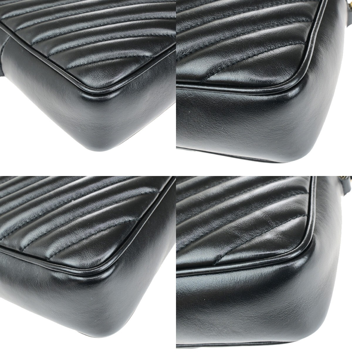 SAINT LAURENT YSL Logo Lou Tassel Shoulder Bag Leather Black SAINT LAURENT YSL Logo Lou Tassel Shoulder Bag Leather Black