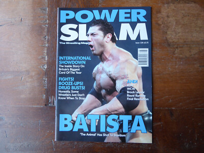 POWER SLAM MAGAZINE. #128. Batista Cover. 2005. Excellent Condition.