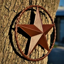 Metal Barn Star - Rustic Dimensional 12" Country Farmhouse Home Decoration