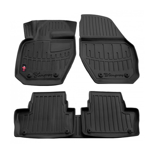 Volvo XC60 I Gummimatten - Passgenaue Fußmatten Schwarz 2008-2017