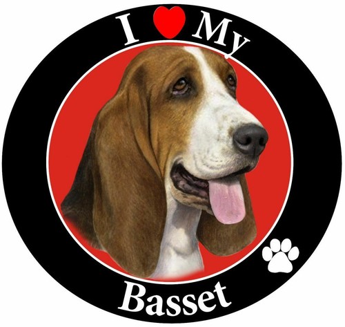 Dog Car Magnet Round - various dog breeds - Picture 21 of 37