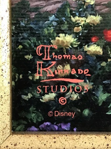 Thomas Kinkade ~ WISHES GRANTED ~ 9X12 Examination Proof On Canvas (51 of 100) - Picture 7 of 12