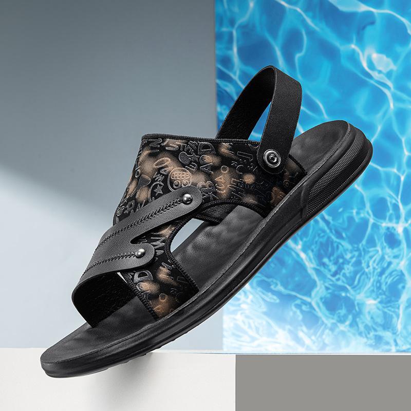 SAOLA Scarpe piatte uomo moda sportiva estate casual cave pull on sandali spiaggia