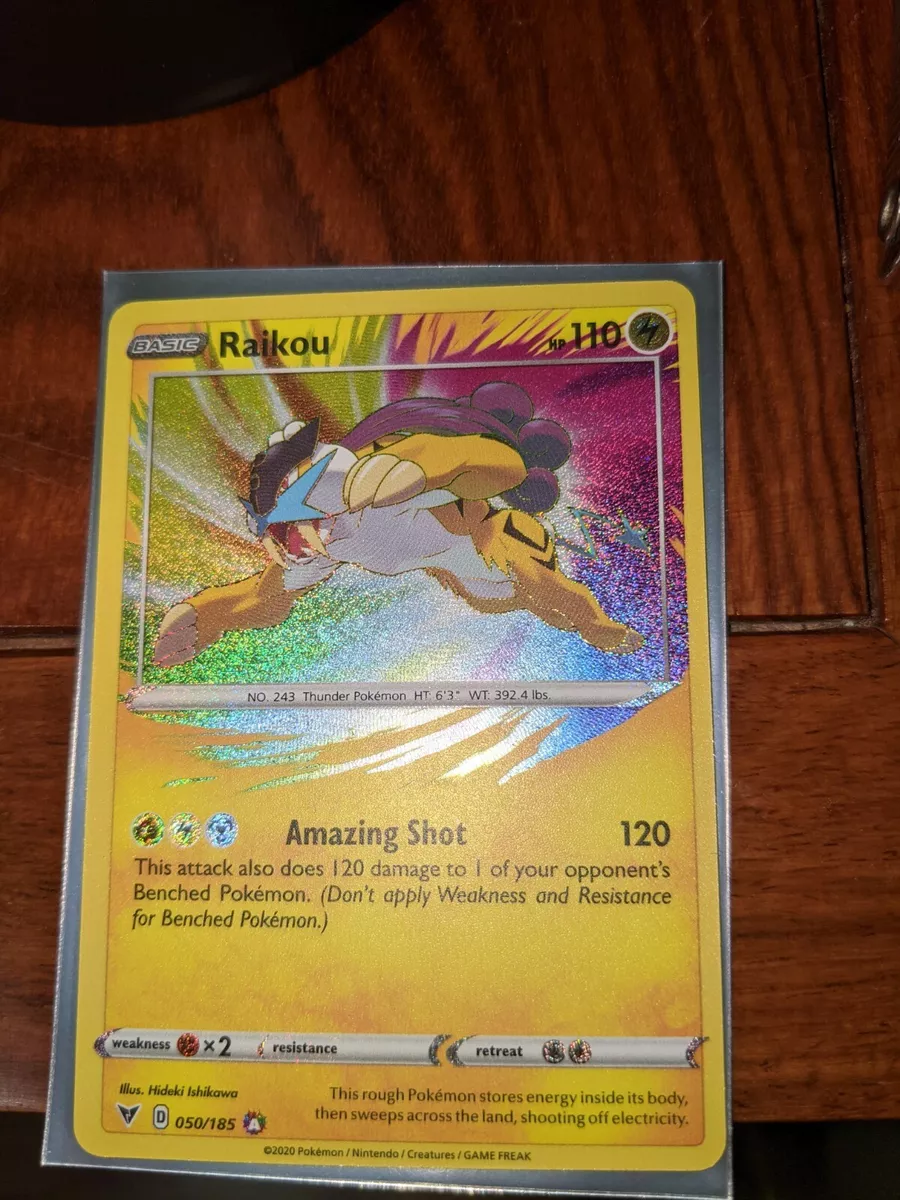 Raikou 50/185 - foil, near mint - Carta de Pokémon TCG