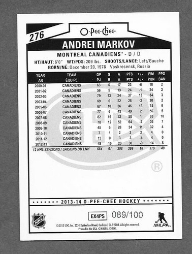 2013-14 O-Pee-Chee Black Rainbow /100 insert cards You U pick for set 1-600 - Picture 41 of 85
