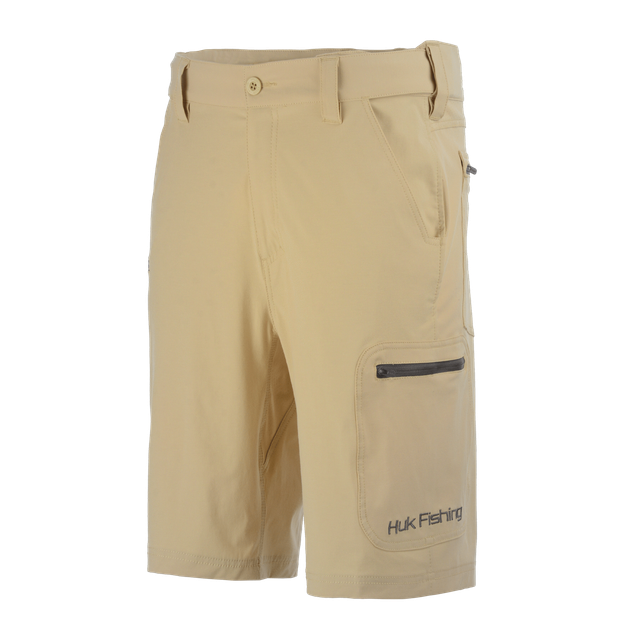 Level Fishing Performance Shorts Khaki 