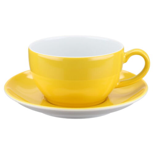Kaffeetasse Cappuccinotasse mit Untere Dibbern Solid Color Sonnengelb - Bild 1 von 1