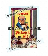 Pickwick Ale To-Night alcohol drink beverage metal tin sign kitchen plaques