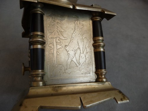 rare antique miniature ornate coffee mill pepper mill grinder decorated 1900s - Picture 10 of 19