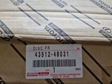Disco freno anteriore originale Toyota Highlander 297 mm ventilato 2000-2007 4351248031