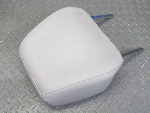 07-09 NISSAN 350Z Z33 CONV SET OF 2 FRONT LEFT & RIGHT LEATHER HEADREST GRAY OEM - Picture 11 of 22