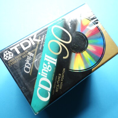   5x TDK CDing-II 90 * Pack of 5 * Cassettes Kassetten кассеты *SEALED* 1998