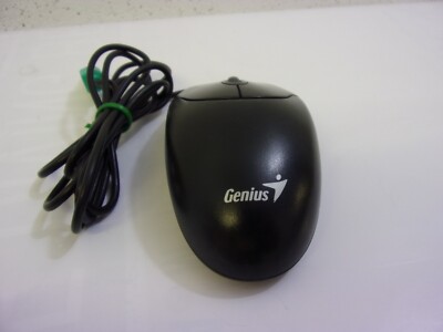 Vintage Genius PS/2 Mouse  Black