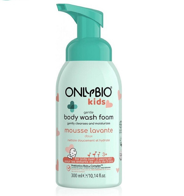 Onlybio Baby - GENTLE BODY WASH FOAM for Children 3+ 300ml