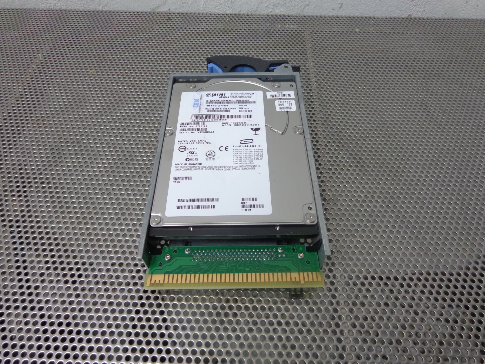 IBM RS/6000 146GB LVD Hard Drive HDD w/Tray 00P3835 17R6166 3274 ...